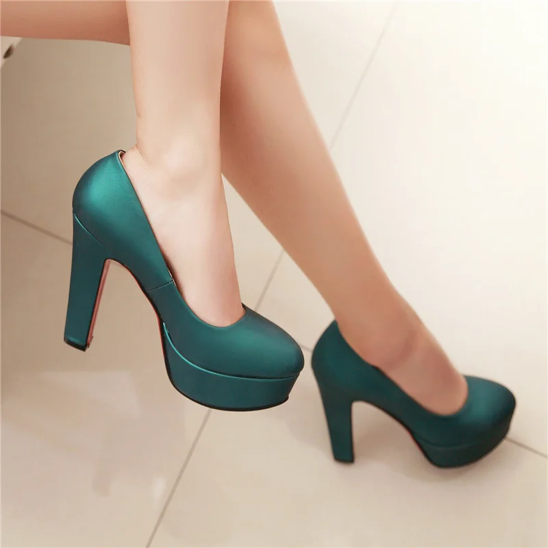 

Women's Pointed Fashion Heels Classy Round Toe Shoe for New Arrival Girls Hot Sale Women Heels Platform Heels Round Toe