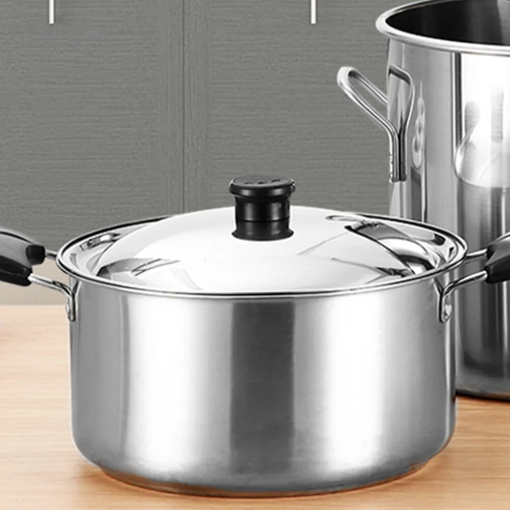 

Stainless Steel Pot Lid Kitchen Supplies Metal Lids Reusable Pan Anti-scald Pots Pans