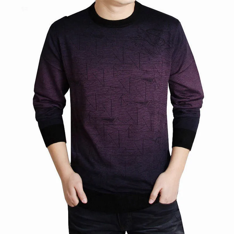 

Autumn Men Shirt Men Homme Wool Sweater Pull O-neck Sweaters Cotton 2022 Print Mens Pullover Top Casual Clothing Brand