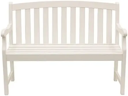 

Уличная скамейка на 2 сиденья, белая