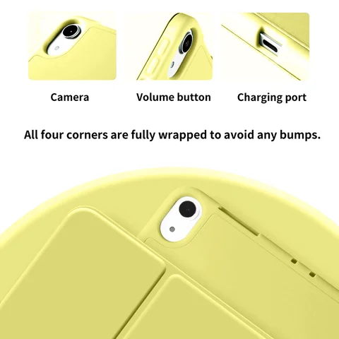 Для iPad AIR1/2/3/4 All Inclusive откидная крышка с защитой от падения и защитным чехлом для планшета из искусственной кожи для сна