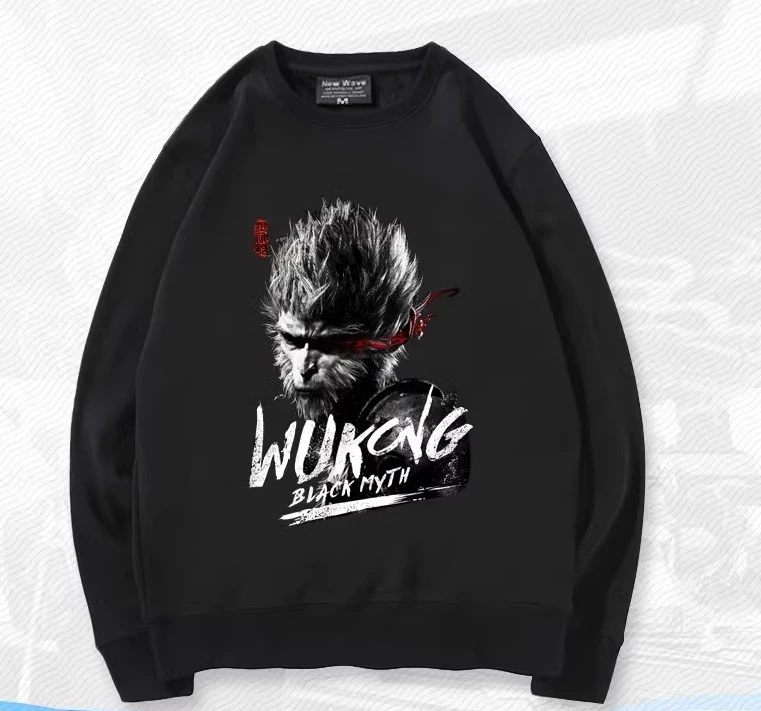 Игровой черный миф Wukong Qitian большой шалфей периферическая одежда свитер