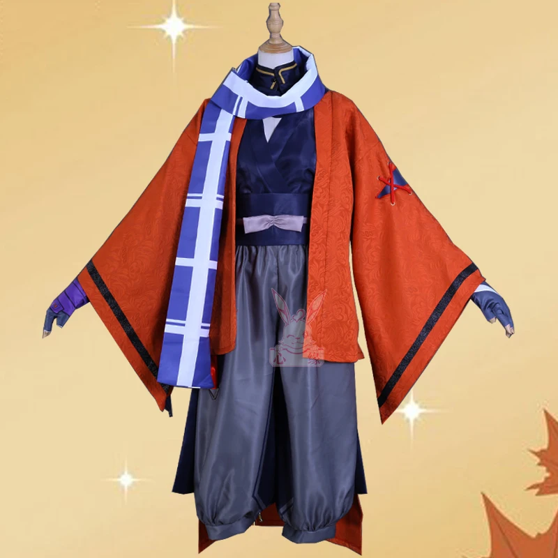 

Anime Game Genshin Impact Kaedehara Kazuha Friend Cosplay Kimono Yukata Haori Suit Gorgeous Uniform Set Halloween Fancy Outfit