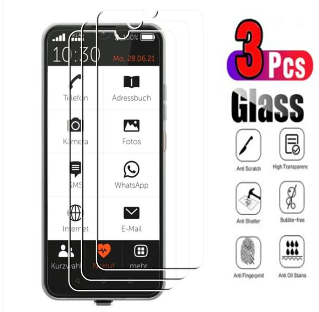3 шт. защитное стекло на Gigaset GS4 senior GS3 GS110 GS190 GS290 GX290 Plus Pro, закаленное стекло на Gigaset GS5, защита экрана