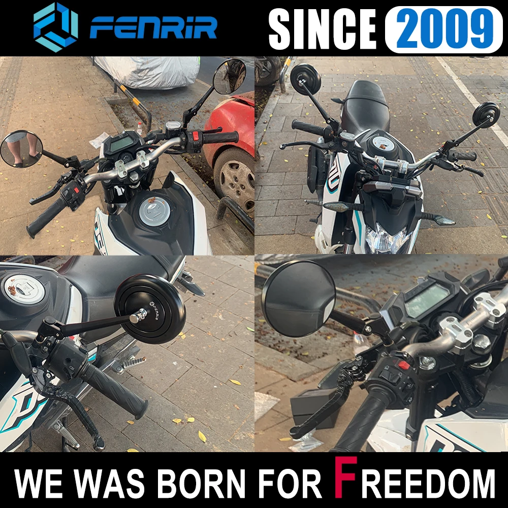 Зеркало для мотоцикла EMARK Yamaha XSR125 XSR700 XSR900 SR400 Benelli Leoncino Monster Ducati Scrmabel BMW RnineT FTR1200 SCOUT -