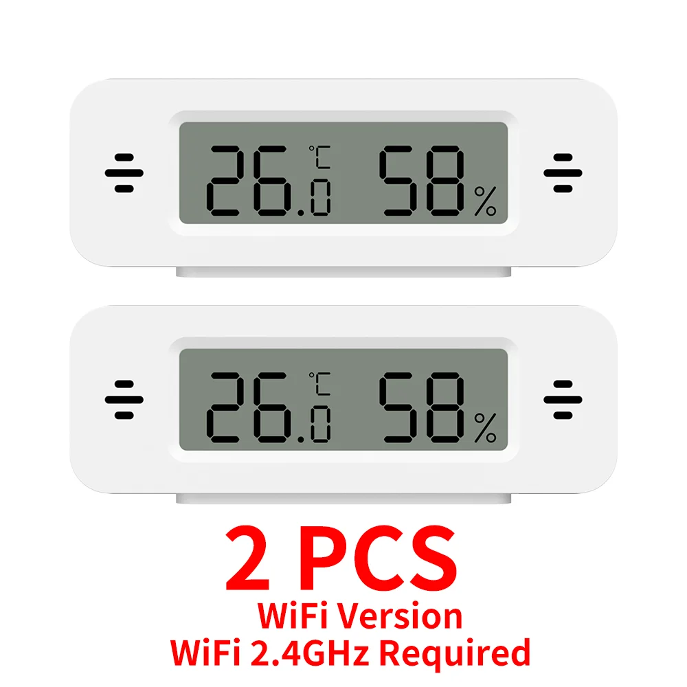 

Wi-Fi-гигрометр Tuya Zigbee для умного дома, миниатюрный термометр и влажность, работает с приложением Google Home Яндекс. Alexa