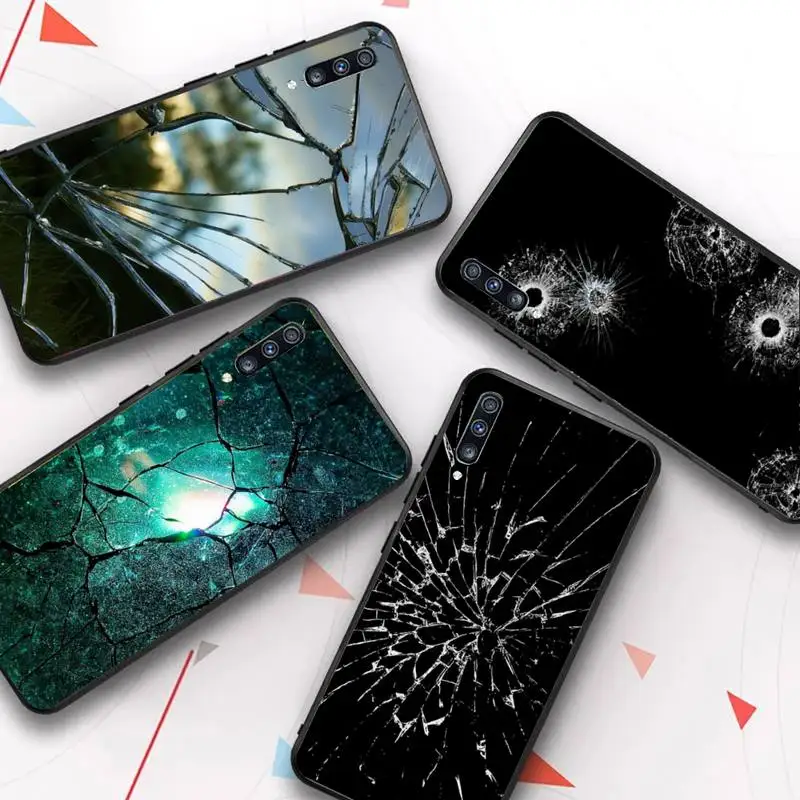 

Broken Glass Phone Case for Samsung Galaxy A51 30s a71 A21s A70 10 A30 Capa