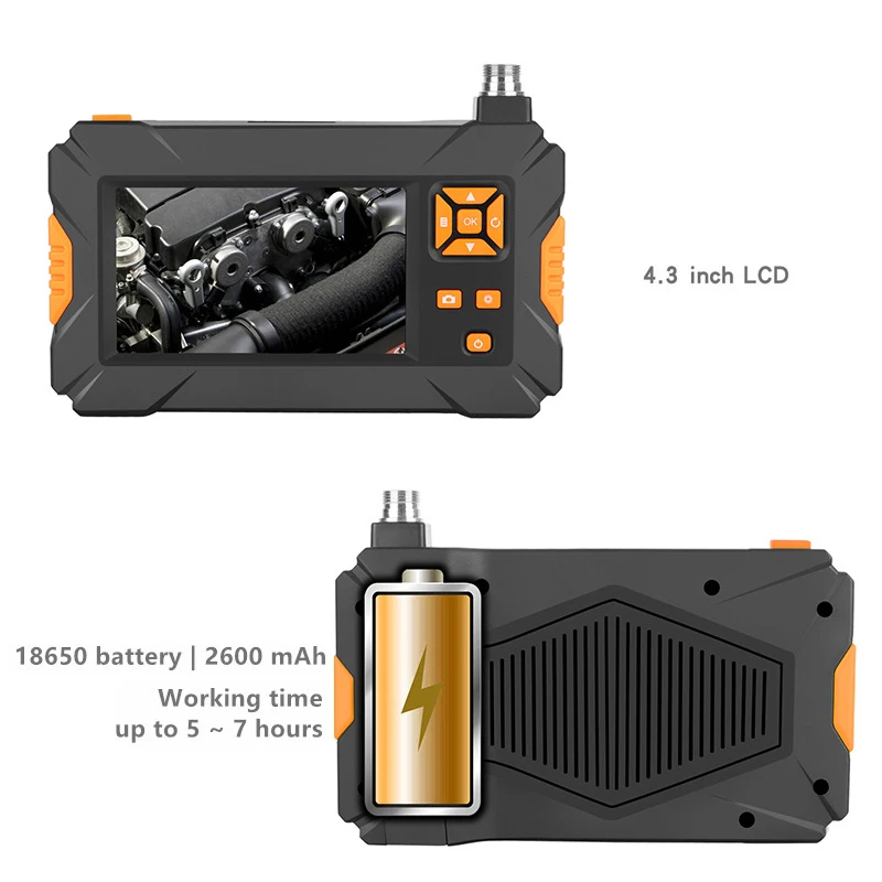 

Гибкий эндоскоп для автомобиля HD1080P 4,3 дюйма 8 мм