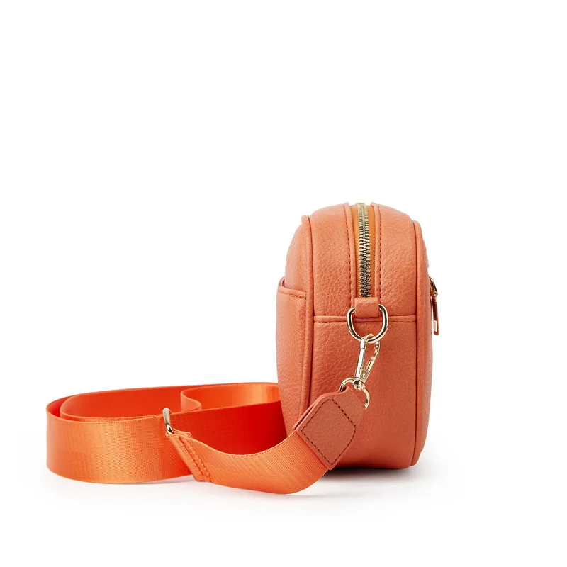 Diinovivo Trendy Female Bag 2023 PU Leather Shoulder Bag For Women Crossbody Bag Wide Strap Designer Small Square Bags WHDV2279