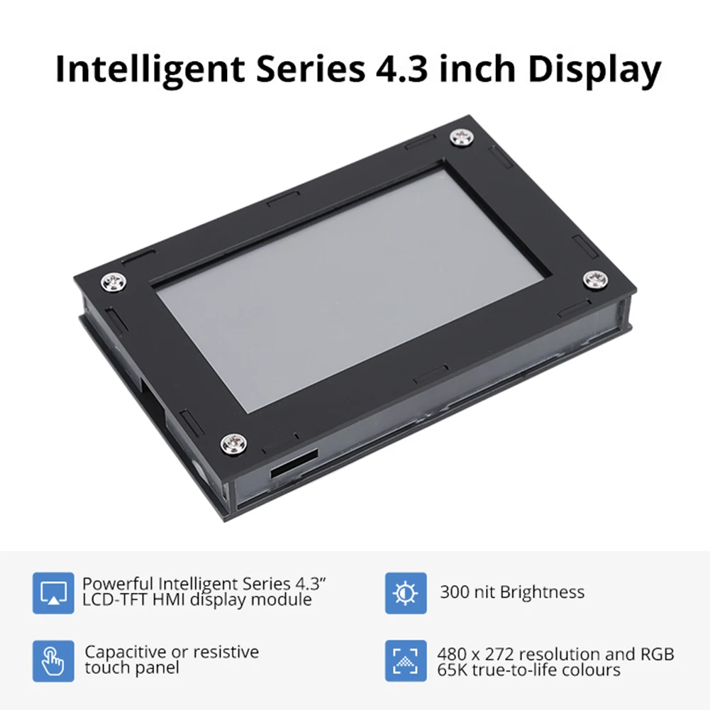 

4,3-дюймовый умный емкостный/резистивный экран 480*272 умный экран резистивный/емкостная сенсорная панель для электронных принадлежностей