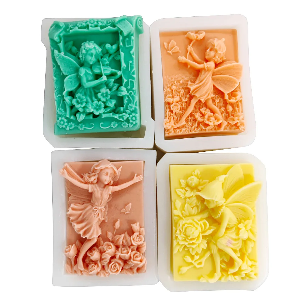 

Retro Prayer Angel Flower Sea Lady Fairy Sleep Baby Cheek Handmade Soap Silicone Mold DIY Candle Aromatherapy Plaster Glue
