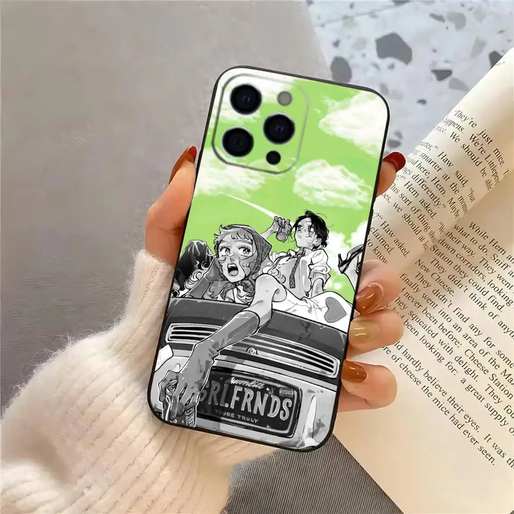 Фото Мягкий силиконовый чехол Green Yuri Guy KiniOto Manga-a для iPhone 17 16 15 14 13 12 11 X XR Plus Pro Max Plus №4