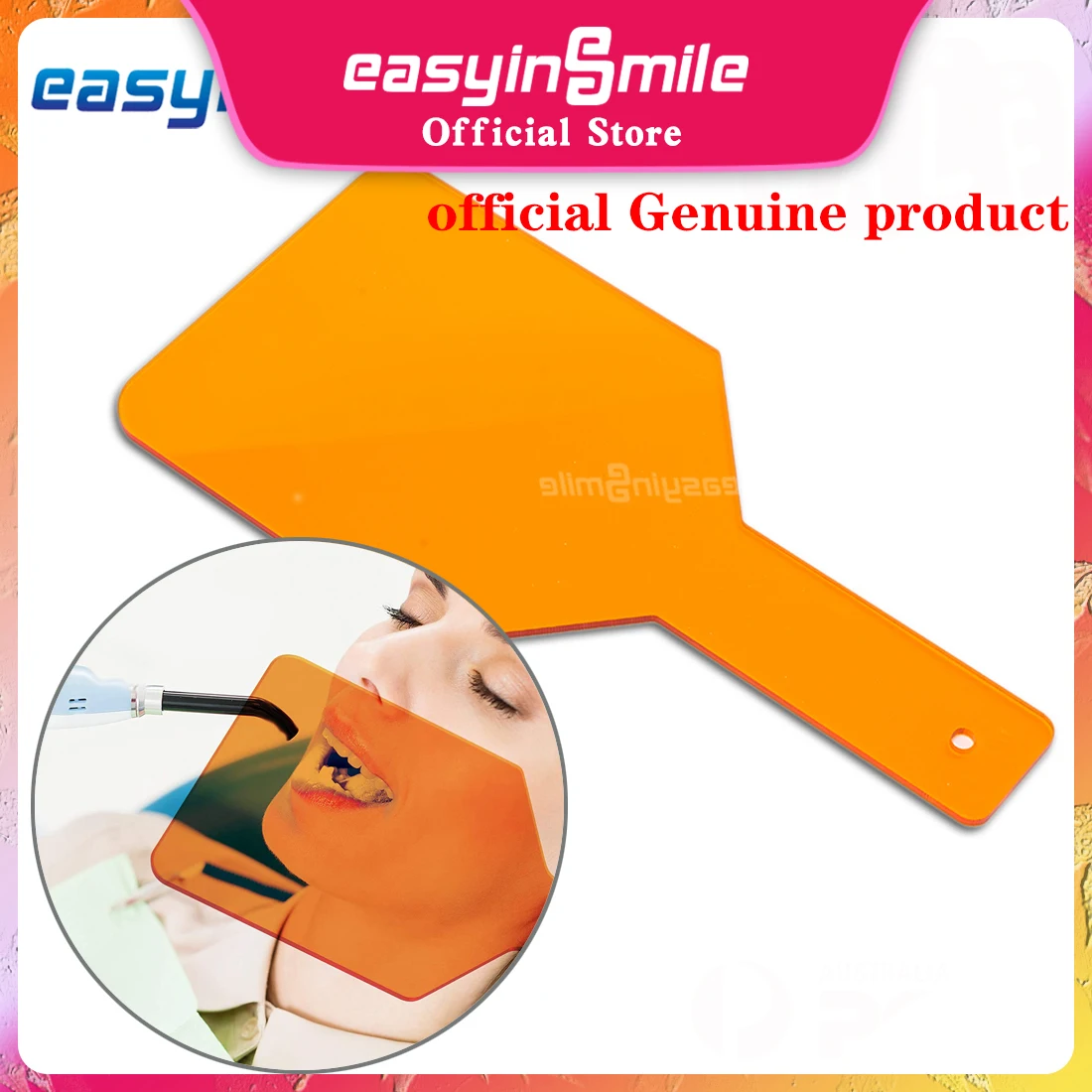 EASYINSMILE стоматологический щит ручная Защитная лопатка для отверждения светильник