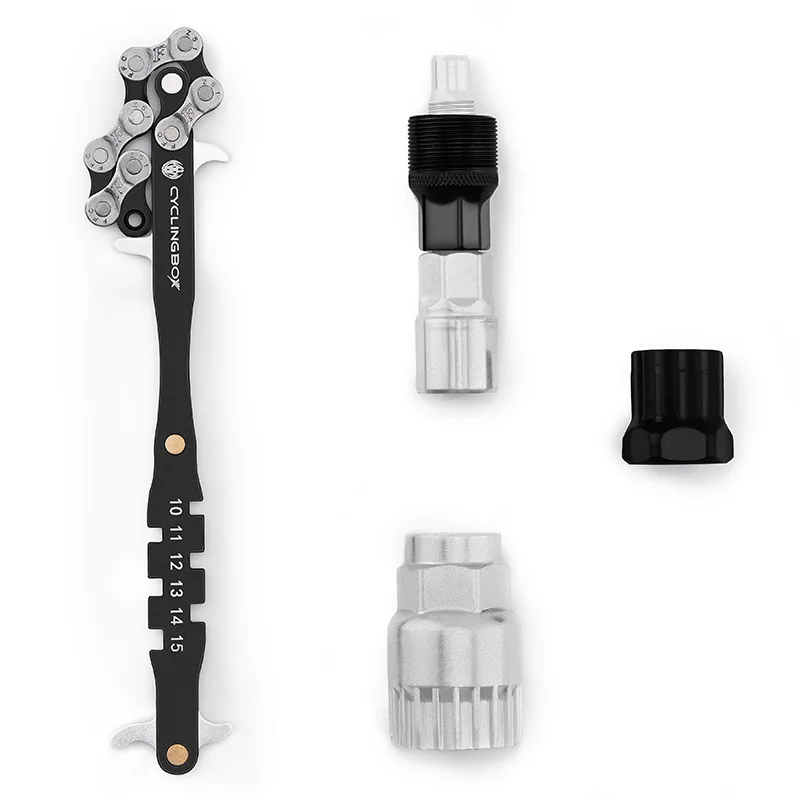 

Bicycle Tool Repair Flywheel Wrench Mountain Bike Axis Chain Remover Repair Combination Tool kit Riding Accessories set