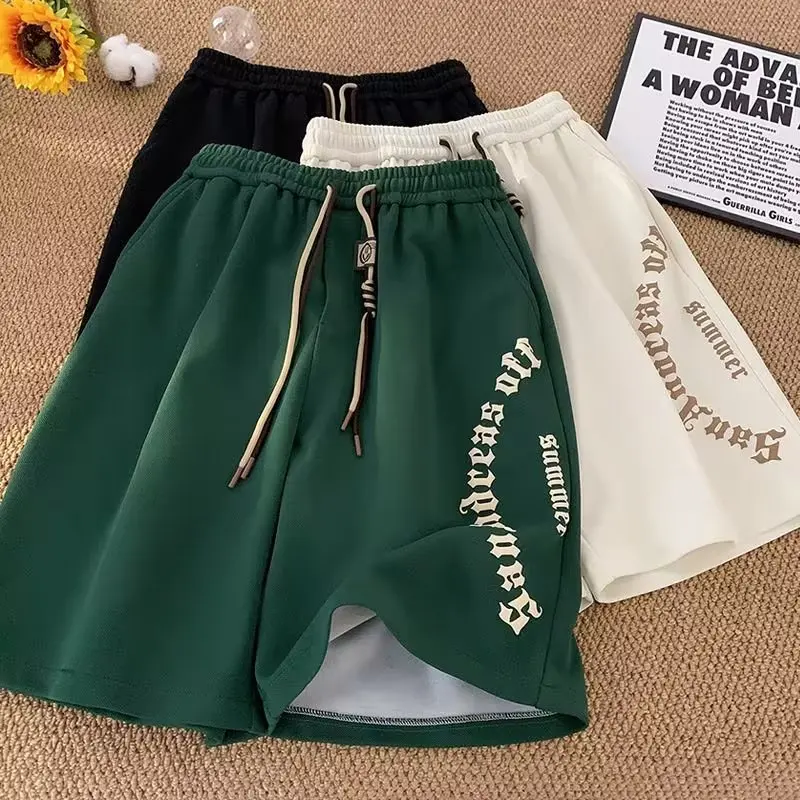 Casual Shorts Men's Loose Summer Plus size Pants plus Size Middle Fat Sports Fifth