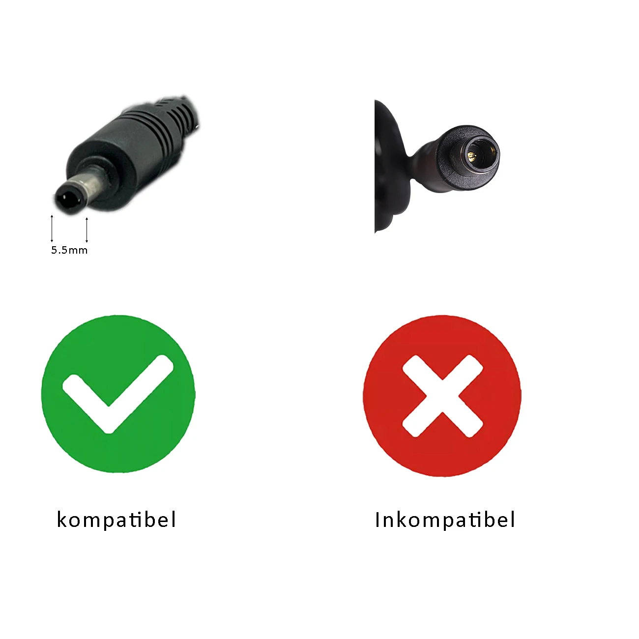 Фото HANERIDE DC-Stecker Ladegerät 36V 4A для Biria, Curtis, Cicco, DEHAWK, PROPHETE,MIFA (5,5 мм / 2,1 мм) №3