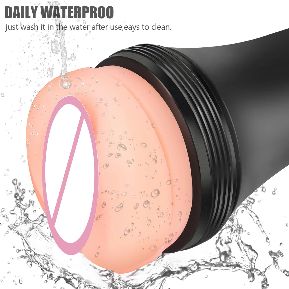 Реалистичная Вагина 10 режимов Мужской мастурбатор 3D текстура Вибратор большой