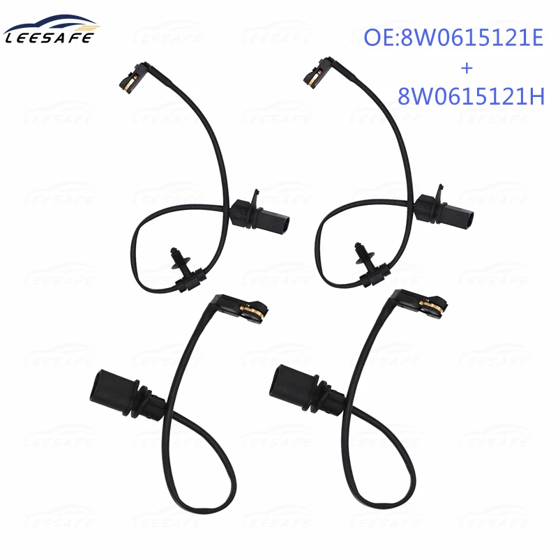 

Передний + правый 8W0615121E 8W0615121H Датчик износа тормозных колодок для AUDI A4 Avant A5 Sportback 8W2 B9 F53 F5A Q5 Один комплект датчика тормоза