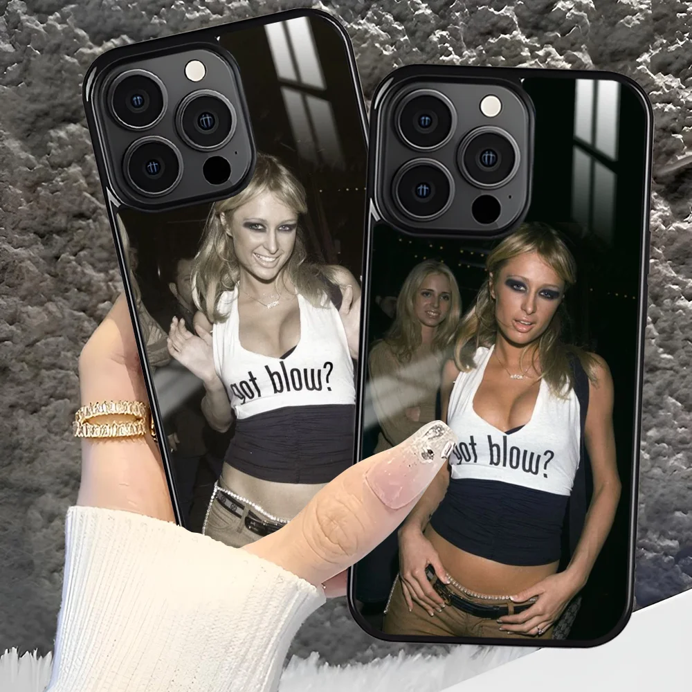 Чехол для телефона P-Paris HiltonS Got Blow iPhone 16 15 14 13 12 11 Pro Xs Max Mini Plus противоскользящий