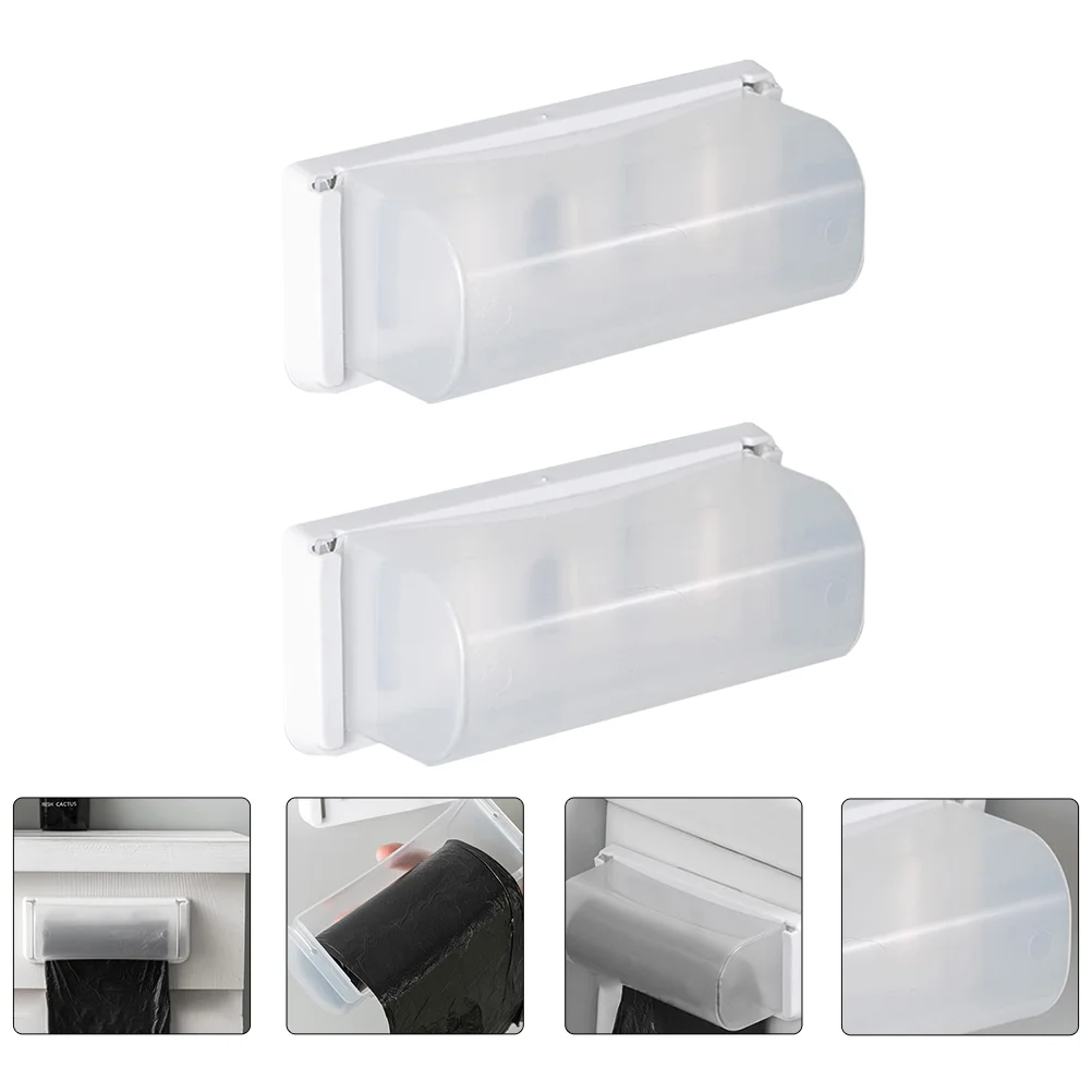 

Bag Holder Trash Dispenser Wall Garbage Grocery Hanging Mounted Organizer Kitchen Box Can Roll Shopping Mount Paper Toilet Bin
