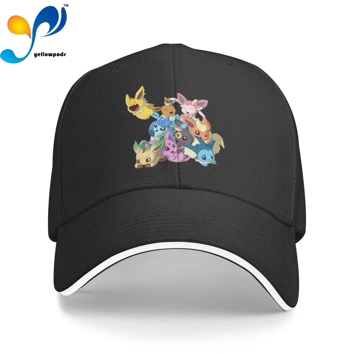 

Eeveelution Trucker Cap Snapback Hat for Men Baseball Mens Hats Caps for Logo