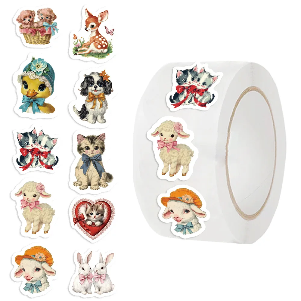 

Набор наклеек с мультяшными животными