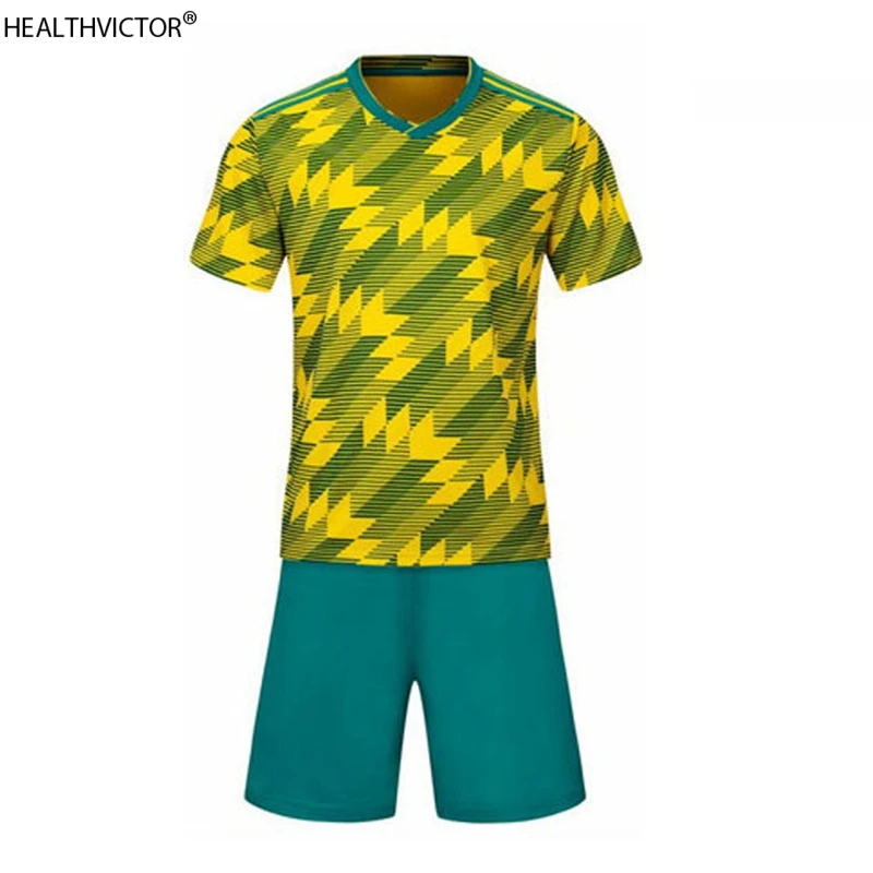 

Fashion Sports Football Training Suits Short Sleeve T-shirt Shorts Uniforms Breathable Adults Men Women Soccer Jerseys Sets