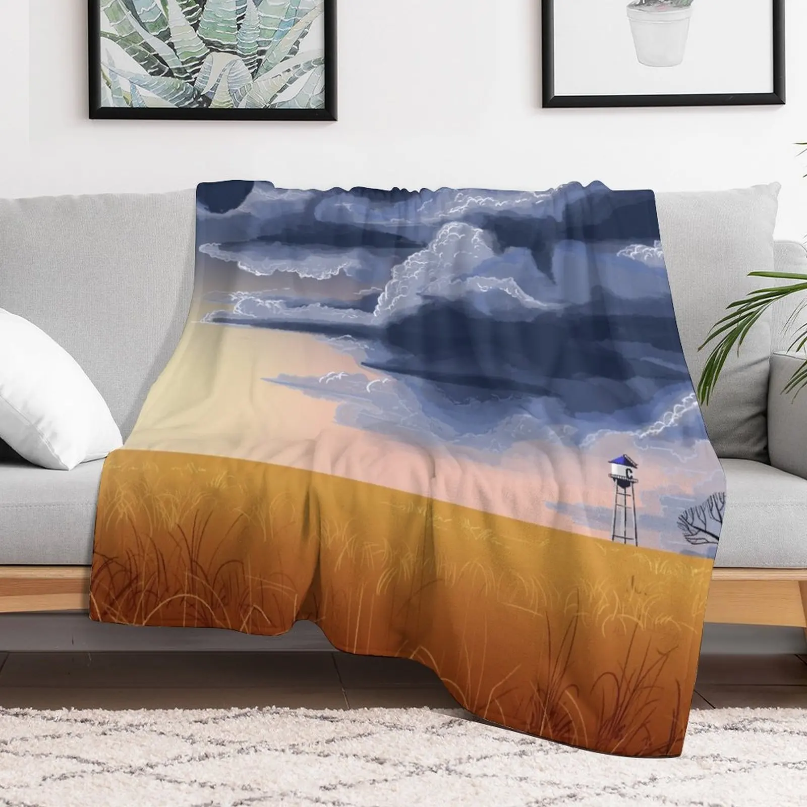 Carleton колледж одеяло в виде водной башни мягкие искусственные одеяла