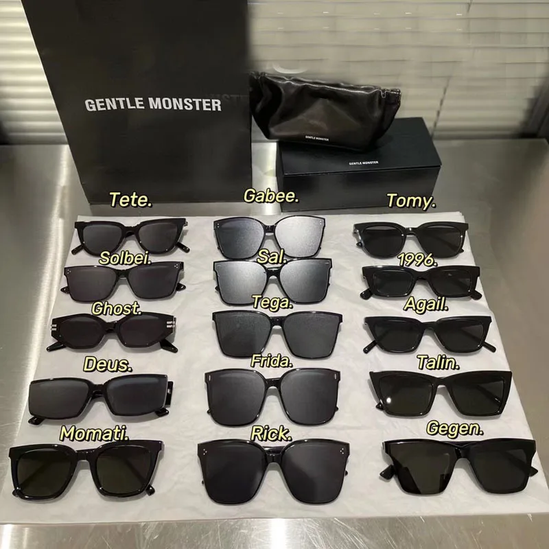 

GENTLE MONSTER Sunglasses 2022 Women For Men Vintage Luxury Square UV400 Cat Eye 2021 Brand Designer GM Acetate Sun Glasses
