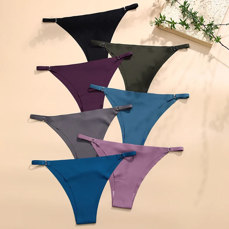 

Лидер продаж Amazon, Лидер продаж, нижнее белье, женские пикантные трусики на тонких лямках из хлопка в европейском и американском стиле, дышащ...