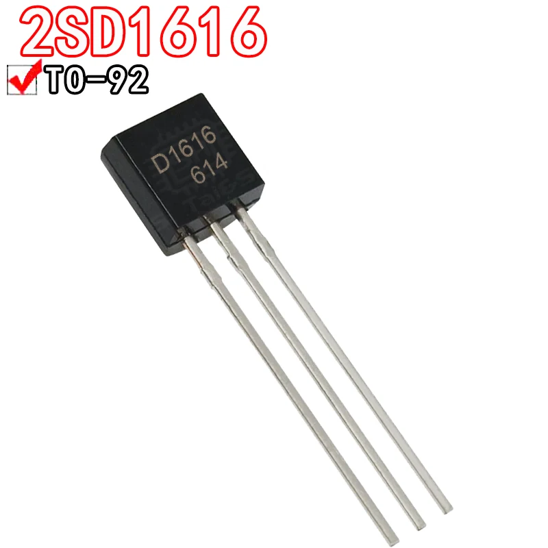 ТРАНЗИСТОР 2SD1616 TO-92 D1616 TO92 D161A 2SD1616A 2SD965 D965 2SD882 D882 2SB772 B772, 50 шт.