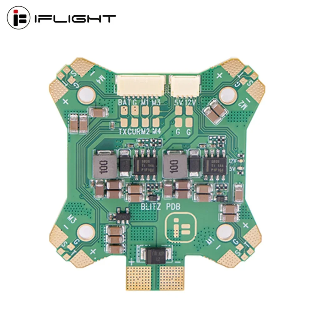 IFlight BLITZ PDB/ PDB Pro 4-8S LIPO 330A Плата распределения питания с двумя выходами BEC 5 В/3 А 12 В/2