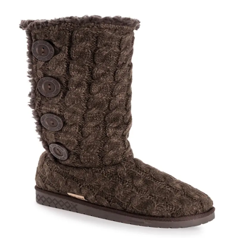 

Women's Lilyana Faux Fur Lined Side Button Knit Tall Boots