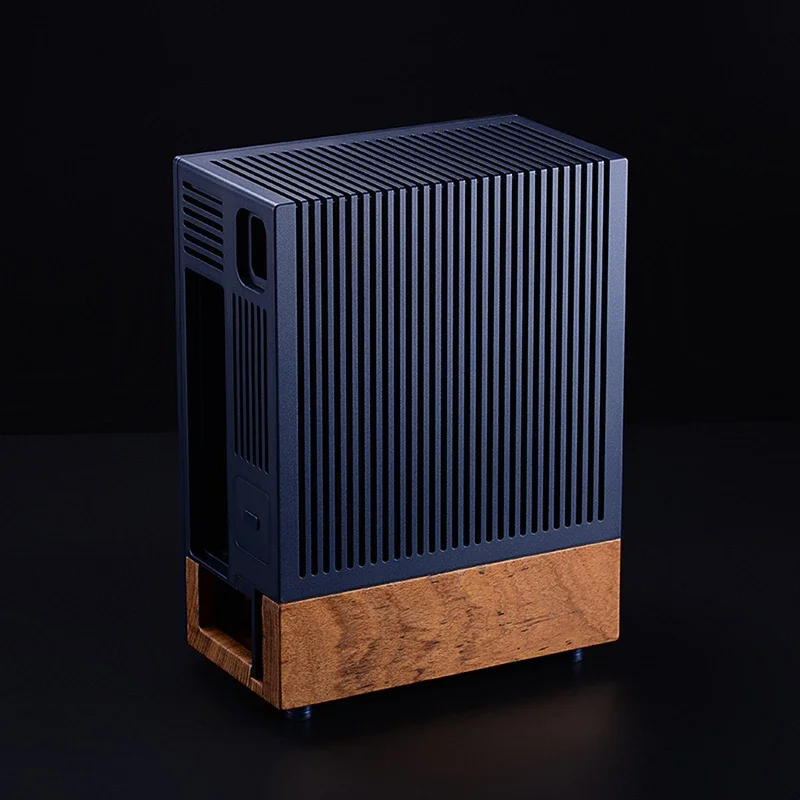 Полностью алюминиевый цельнодеревянный 1U Интегрированный Дисплей для ITX корпуса