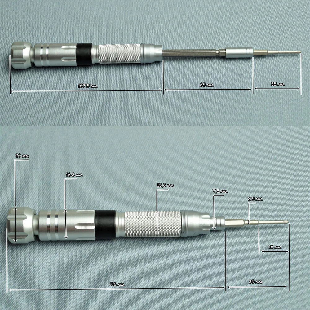 Инструмент для ремонта телефонов Nanch S2 стальной прецизионный драйвер отвертка