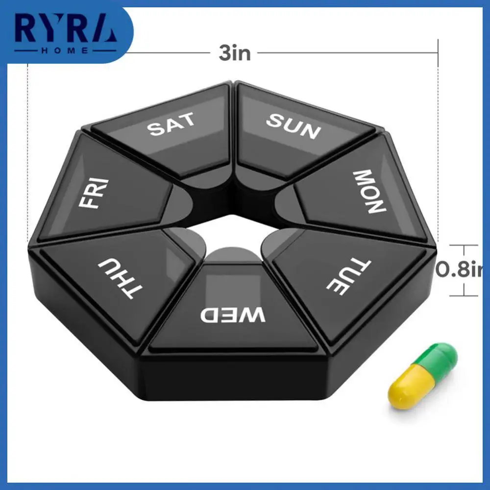 

Portable Tablets Container Jewelry Box Pill Organizer Portable Travel Pill Cases Box Waterproof Sealed Pill Storage Box Mini