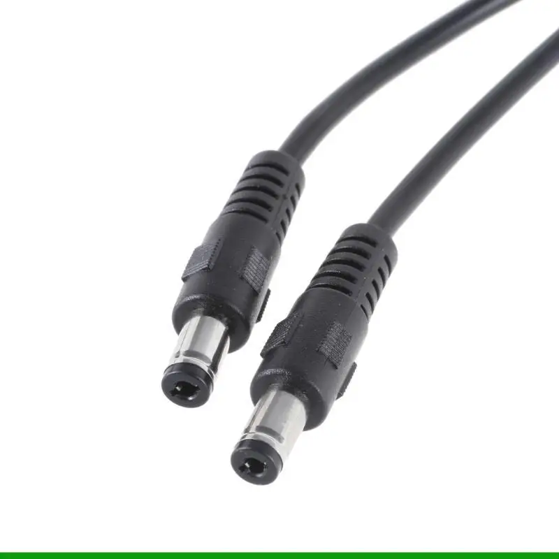 Фото U55C Кабель-разветвитель питания постоянного тока 5,5x2,1 мм, 18AWG, штекер-папа, шнур питания 5,5x2,1 мм для светодиодного и №1