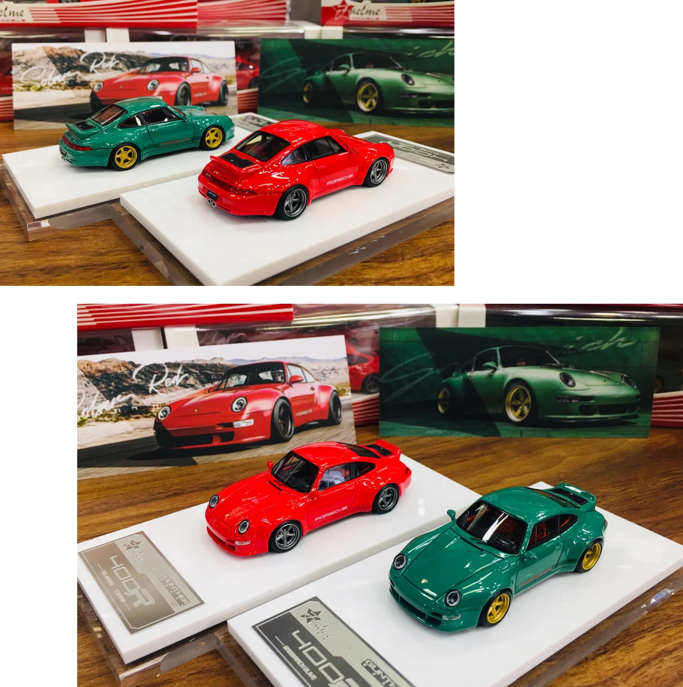 

Fumei Fuelme 1:64 Greenwich 993 RWB wide body resin car model spot