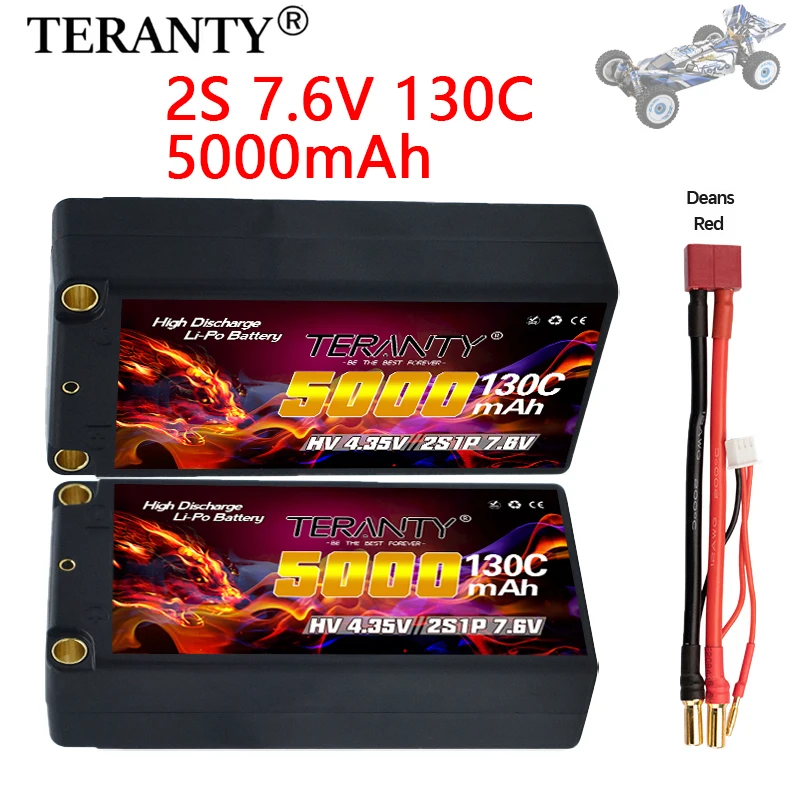 2 шт. TREANTY 2S 5000 мАч Lipo аккумулятор для автомобиля с дистанционным управлением 7 6 В