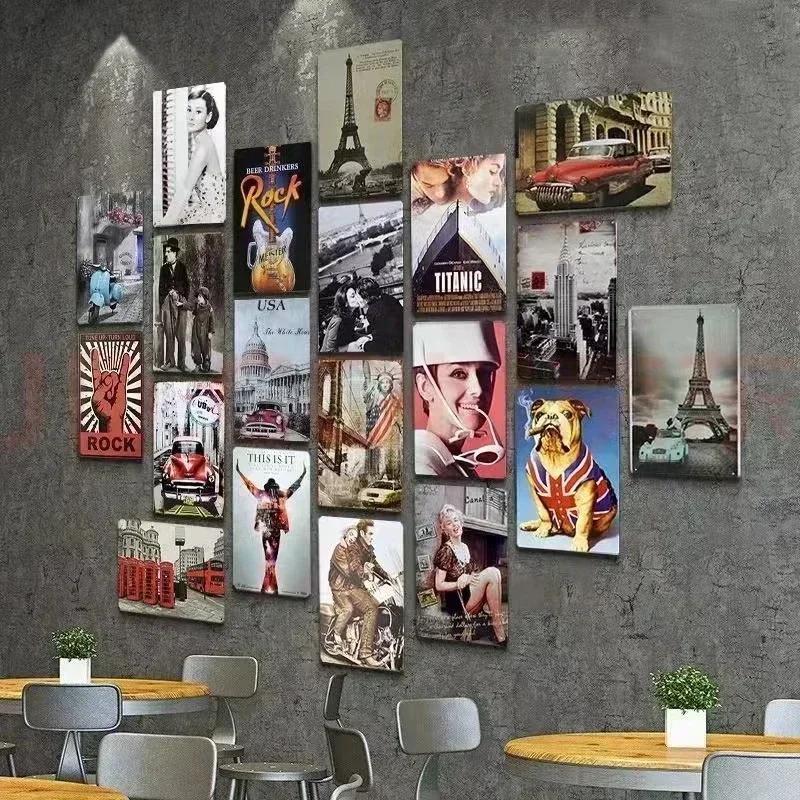 Украшение для стен в виде боксерского клуба жестяной металлический знак стиле