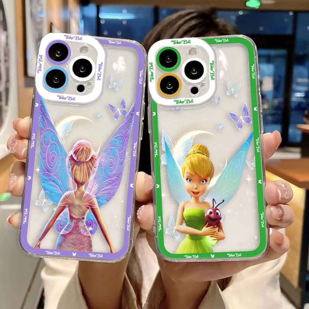 Фото Прозрачный чехол для телефона Disney Elf Tinker Bell для Infinix TECNO POVA 2 3 5 SMART 6 7 8 ПРИМЕЧАНИЕ 10 11 12 G96 30 30I 40 КАМОН 19 20 №4