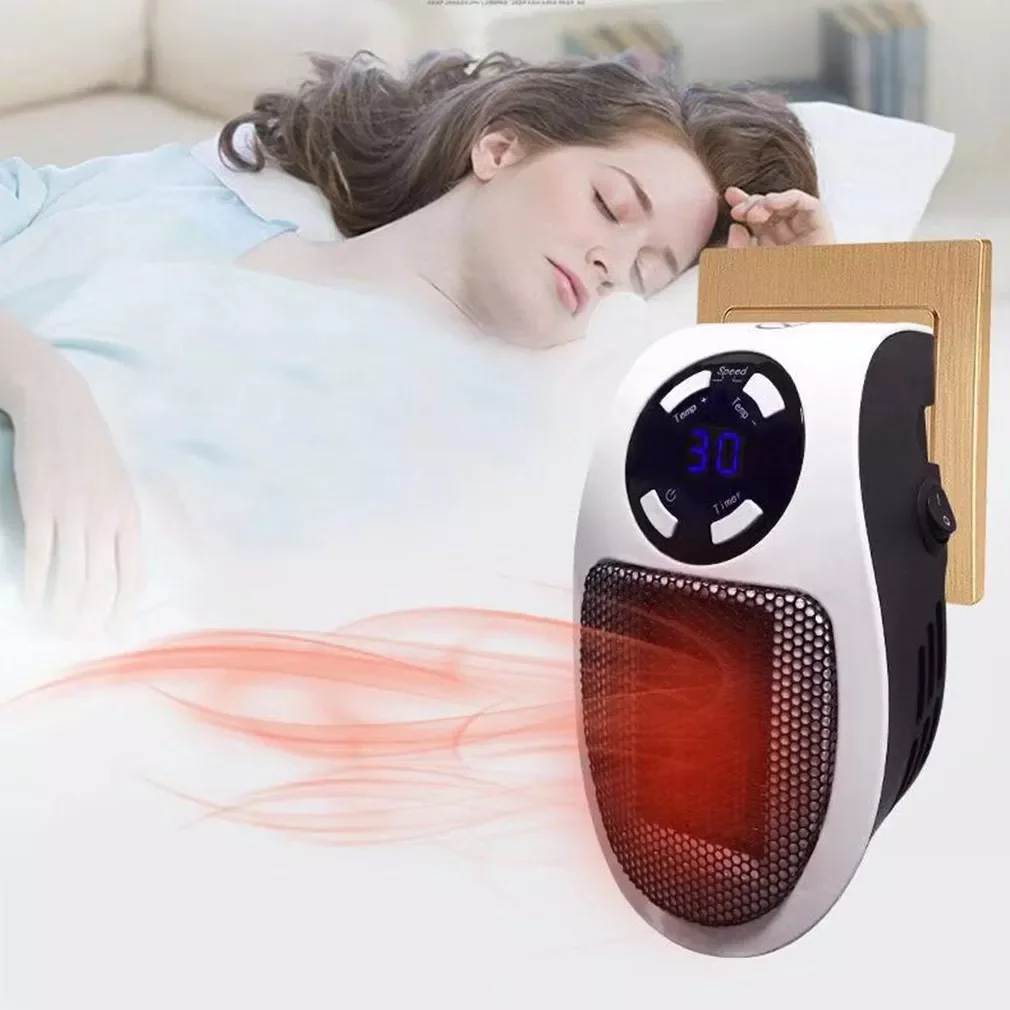 

Mini Wall-mounted Air Heater High-power Hot Air Fast Heating Heater Home Office Room Fan Heater