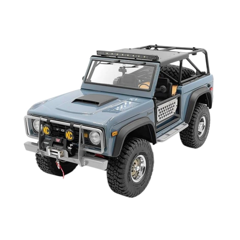 Фото 1/10 Радиоуправляемый гусеничный автомобиль Axial SCX10 iii шасси, корпус Бронко, цельнометаллический Боковой бампер, педаль №3