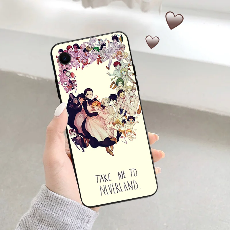 Черный матовый чехол для телефона iphone 16 Pro 15 14 13 12 Mini 11 Max 7 8 Plus X XS XR мягкий с аниме