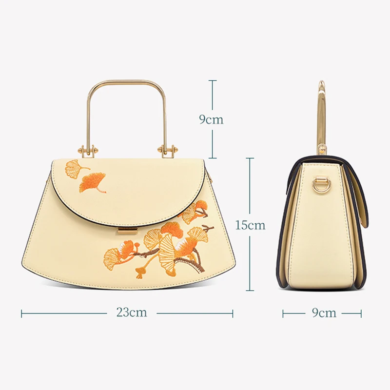 Женская сумка ручной работы из воловьей кожи