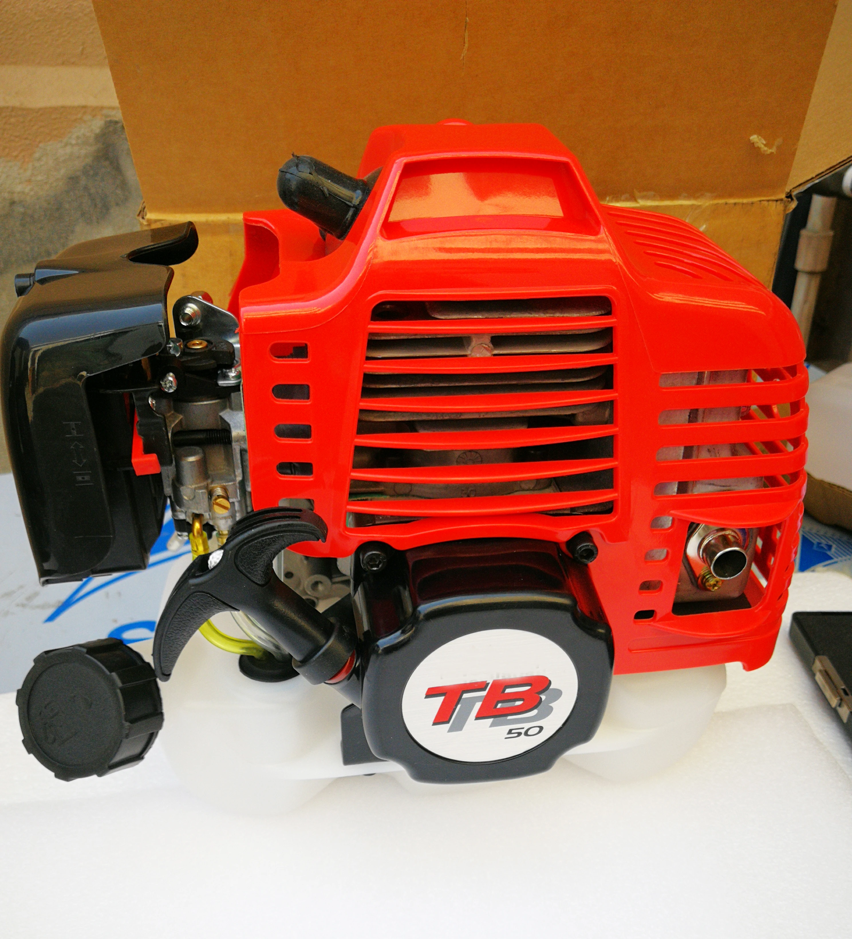 Фото TB50 2T Кусторез Триммер для травы Двигатель косилки 52CC 43CC Двигатель №3
