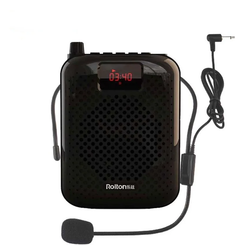 K500 Bluetooth Звуковая колонка Микрофон Громкоговоритель Усилитель голоса Мегафон Для поддержки вставки карты.