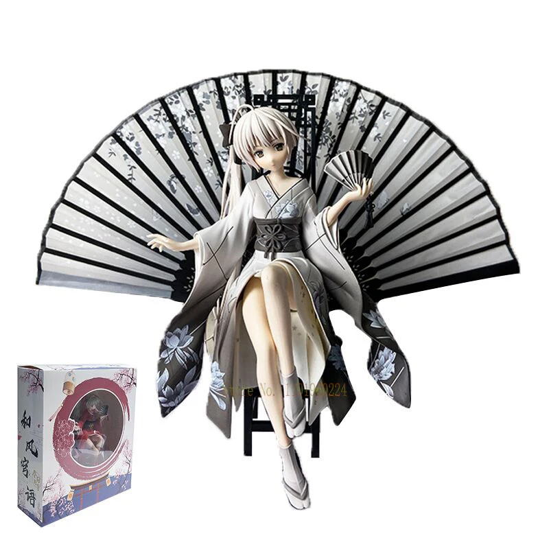 

NEW Anime Kasugano fan Sora kimono girl PVC Action Figure Model Adult Collection Toys T30