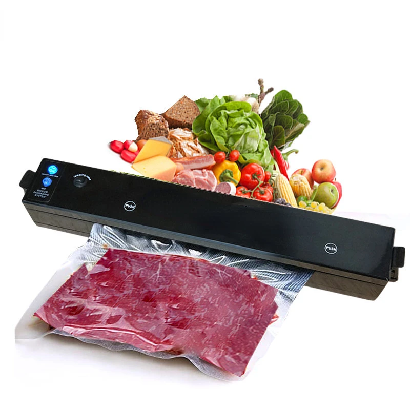 

Household Eletric Vacuum Food Sealer Automatic Vacuum Packaging Machine 220V Vaccum Packer Kichen Tool Metal Decorative Plate