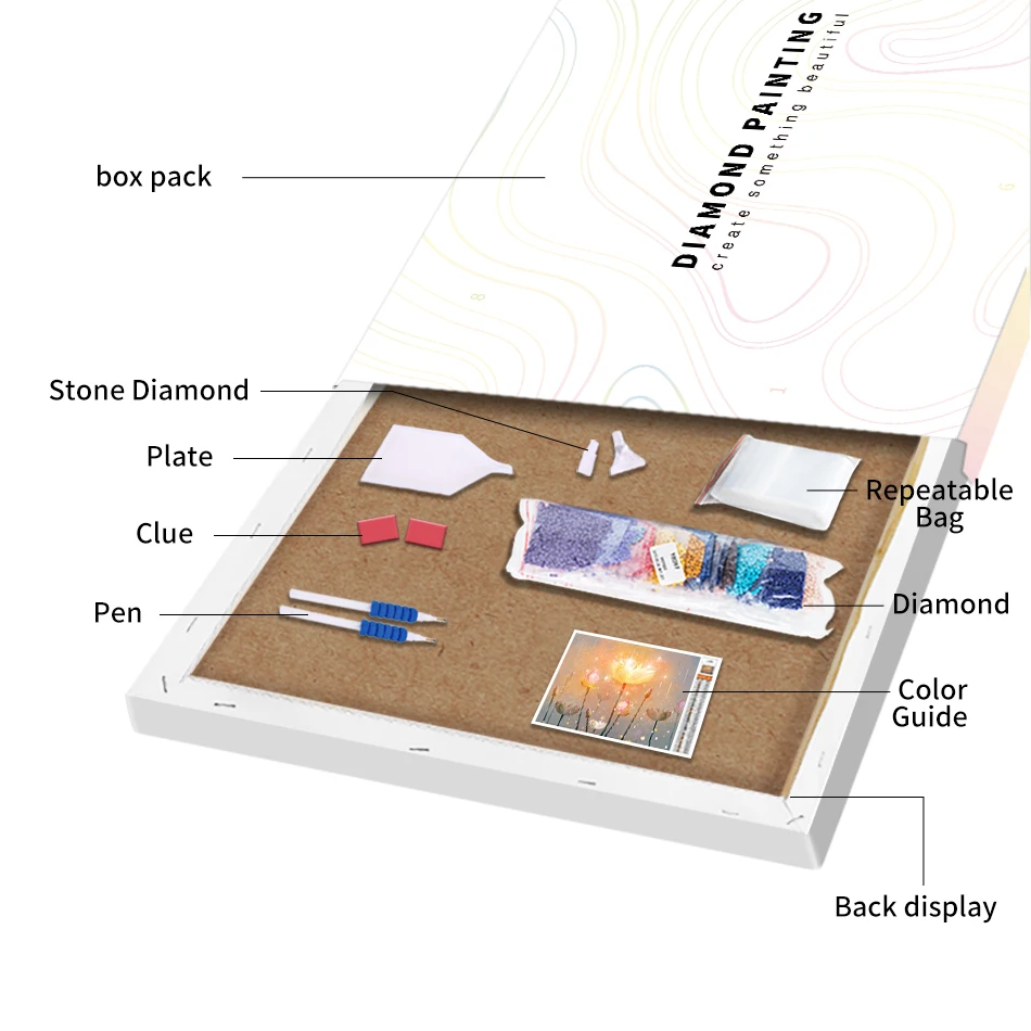 Алмазная живопись RUOPOTY цветок вышивка крестиком рамка бриллиант бриллиантовая